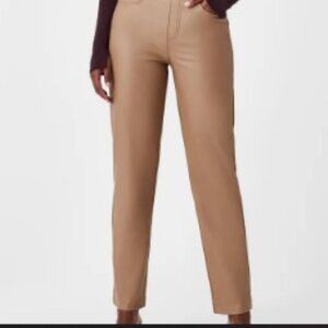 Leather-Like Straight Leg Pant 2x